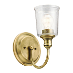 Бра с прозрачным стеклянным абажуром в форме цилиндра Kichler варинант исполнения - 12 | Loft Concept в Воронеже