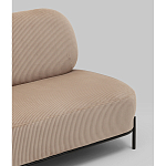 Диван Стоун велюр рельефный бежевый варинант исполнения - 3 | Loft Concept в Воронеже