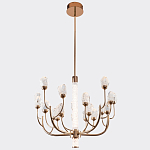 Люстра с декором в виде кристаллов из хрусталя Kenneth Crystal Stone Chandelier 20 варинант исполнения - 4 | Loft Concept в Воронеже