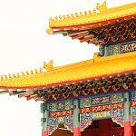 Храм Конфуция Тайвань миниатюра для интерьера в китайском стиле варинант исполнения - 1 | Loft Concept в Воронеже