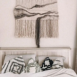 Панно Современный Гобелен ручная работа Туманное Утро варинант исполнения - 4 | Loft Concept в Воронеже