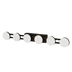 Бра с 6-ю круглыми плафонами на черном основании Maxine Light варинант исполнения - 1 | Loft Concept в Воронеже