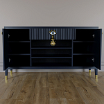 Комод-буфет Elsa Dreams Blue с открытыми полками   варинант исполнения - 3 | Loft Concept в Воронеже