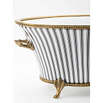 Кашпо Black white stripe варинант исполнения - 4 | Loft Concept в Воронеже