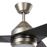 Люстра с вентилятором с черными лопастями Kichler варинант исполнения - 2 | Loft Concept в Воронеже