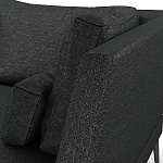 Мебельная ткань Шенилл черный цвет 138 см T4-35 варинант исполнения - 6 | Loft Concept в Воронеже