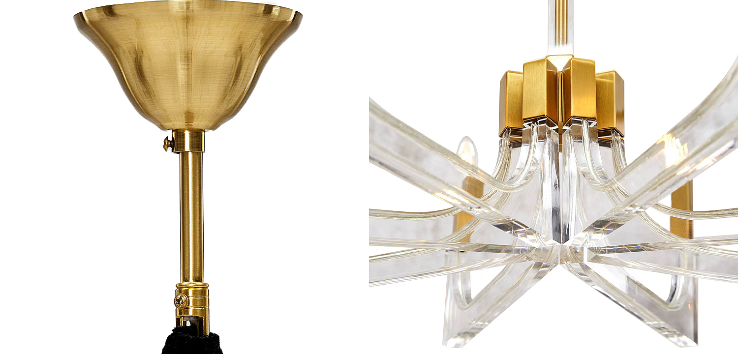 Люстра акриловая Acrylic Chandelier Люстра акриловая Acrylic Chandelier - Loft-Concept в Воронеже