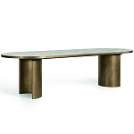 Дизайнерский рабочий стол из металла BLEVIO Table варинант исполнения - 10 | Loft Concept в Воронеже