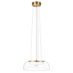 Подвесной светильник  с плоским прозрачным стеклянным плафоном Grada Light варинант исполнения - 2 | Loft Concept в Воронеже