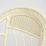 Комплект уличной мебели из ротанга Clara белый варинант исполнения - 4 | Loft Concept в Воронеже