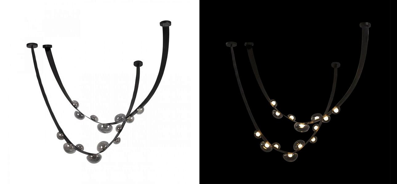 Светодиодный светильник BOMMA Dew Drops Pendant Light Светодиодный светильник BOMMA Dew Drops Pendant Light - Loft-Concept в Воронеже