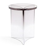 Стол журнальный круглый Acrylic Аether Smoke варинант исполнения - 3 | Loft Concept в Воронеже