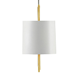 Люстра прямоугольная с белыми цилиндрическими абажурами White Ribbon варинант исполнения - 2 | Loft Concept в Воронеже