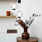 Подвесной светильник с прозрачным рифленым стеклянным плафоном Aurora Bloom варинант исполнения - 2 | Loft Concept в Воронеже