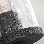 Бра с цилиндрическим плафоном из прозрачного рифленого стекла Feiss варинант исполнения - 4 | Loft Concept в Воронеже