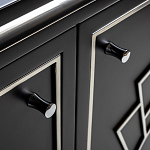 Черный комод в стиле арт-деко Luciano варинант исполнения - 4 | Loft Concept в Воронеже