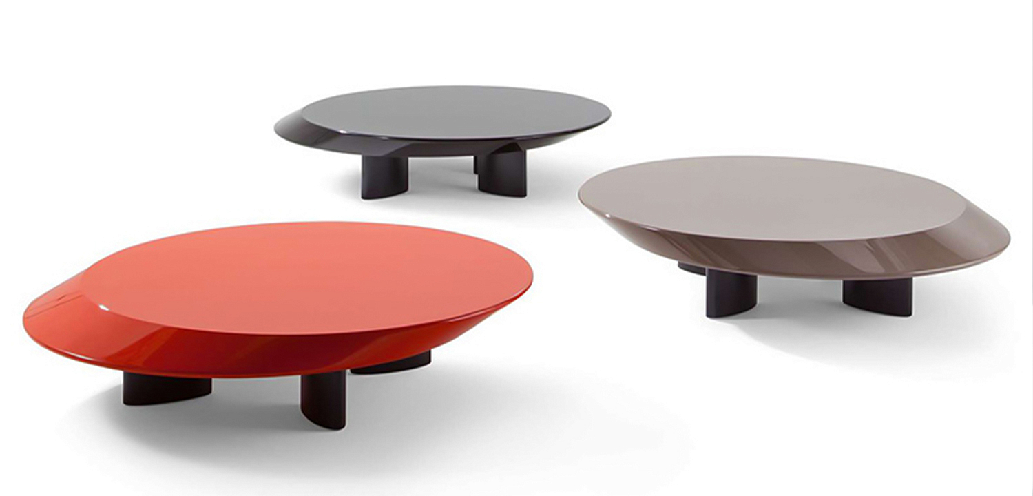 Кофейный стол Ellipse Grey Glossy Coffee Table Кофейный стол Ellipse Grey Glossy Coffee Table - Loft-Concept в Воронеже