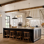 Подвесной светильник с широким куполообразным плафоном Kichler варинант исполнения - 7 | Loft Concept в Воронеже