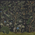 Обои ручная роспись St Laurent Casino metallic silk варинант исполнения - 1 | Loft Concept в Воронеже