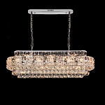 Люстра овальной формы хрустальная в неоклассическом стиле Majesty варинант исполнения - 4 | Loft Concept в Воронеже
