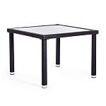 Обеденный комплект из искуственного ротанга Vintara черный варинант исполнения - 11 | Loft Concept в Воронеже