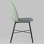 Стул из прочного пластика на металлическом основании Anora Green  варинант исполнения - 3 | Loft Concept в Воронеже