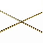 Кофейный столик овальный золотой Modern Mirror Gold Table варинант исполнения - 4 | Loft Concept в Воронеже