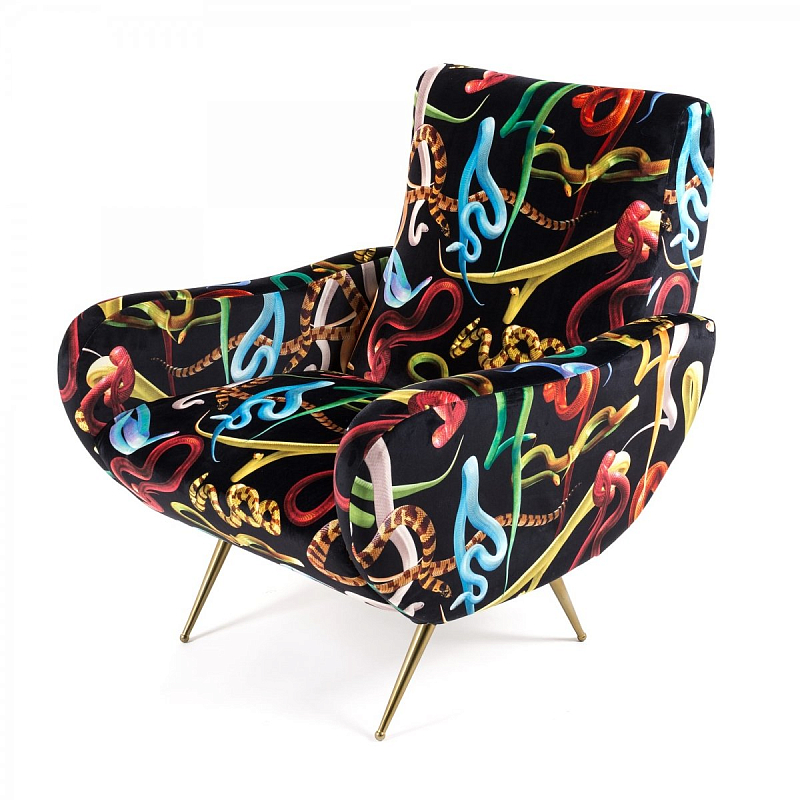 Кресло Seletti Armchair Snakes Design: Toiletpaper Мульти Кресло Seletti Armchair Snakes Design: Toiletpaper Мульти в Воронеже | Loft Concept