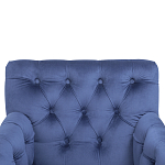 Кресло Addison Chic Armchair deep blue velour варинант исполнения - 4 | Loft Concept в Воронеже