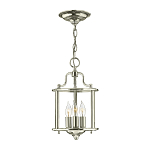 Подвесной светильник с прозрачным стеклянным цилиндрическим плафоном в классическом стиле на цепи Hinkley варинант исполнения - 21 | Loft Concept в Воронеже