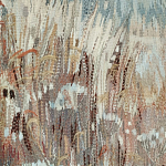 Современный Гобелен из шерсти в бежевых тонах Spring варинант исполнения - 1 | Loft Concept в Воронеже