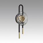 Бра с черным основанием и золотистым декором Bruno варинант исполнения - 3 | Loft Concept в Воронеже