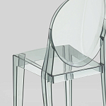 Прозрачный стул с серым оттенком LOUIS GHOST CHAIR варинант исполнения - 6 | Loft Concept в Воронеже