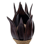 Настольная лампа черная INDONESIAN LAMPS 1 варинант исполнения - 2 | Loft Concept в Воронеже