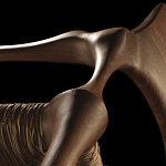 Стул из Ореха с плетеным сидением Kronos Dining Chair Brown варинант исполнения - 2 | Loft Concept в Воронеже