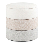 Пуф Three Colors в ткани букле из трех цветов  варинант исполнения - 1 | Loft Concept в Воронеже