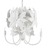 Люстра белая в виде цветков шиповника White Rosehip Flower варинант исполнения - 2 | Loft Concept в Воронеже