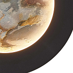 Бра в форме диска черного цвета Borders of Black варинант исполнения - 2 | Loft Concept в Воронеже