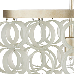 Потолочный светильник с каскадом из круглых декоративных колец Waterfall from the Rings варинант исполнения - 1 | Loft Concept в Воронеже