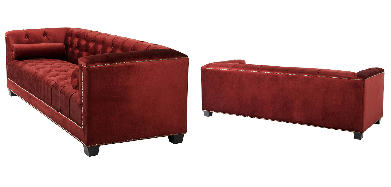 Диван Eichholtz Sofa Paolo red Диван Eichholtz Sofa Paolo red - Loft-Concept в Воронеже