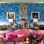 Обои ручная роспись Houghton Canton Blue варинант исполнения - 5 | Loft Concept в Воронеже