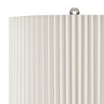 Настольная лампа с плиссированным цилиндрическим абажуром Tightened Waist варинант исполнения - 2 | Loft Concept в Воронеже