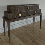 Премиальная Консоль с тремя ящиками Elsa Dreams Walnut варинант исполнения - 1 | Loft Concept в Воронеже