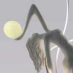 Торшер белая статуэтка Девушка Girl Carries Light Balls варинант исполнения - 1 | Loft Concept в Воронеже