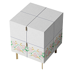 Тумба  Short Lemon Power White варинант исполнения - 2 | Loft Concept в Воронеже