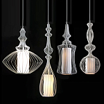 Подвесной светильник Wire Dream Pendant 4 Белый варинант исполнения - 1 | Loft Concept в Воронеже