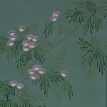 Обои ручная роспись Silk Tree Blossom on Sung Green Williamsburg варинант исполнения - 1 | Loft Concept в Воронеже