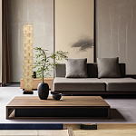 Торшер из натурального камня Stone Constructor варинант исполнения - 8 | Loft Concept в Воронеже