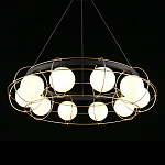 Люстра подвесная круглая с белыми плафонами Martin варинант исполнения - 1 | Loft Concept в Воронеже