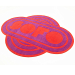 Дизайнерский ковер розовый Poltronova Sofo Rosancio Rug варинант исполнения - 2 | Loft Concept в Воронеже